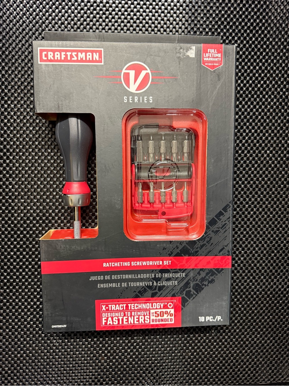 NEW Craftsman V-Series 18-Pc Ratcheting Screwdriver Set CMHT68143V